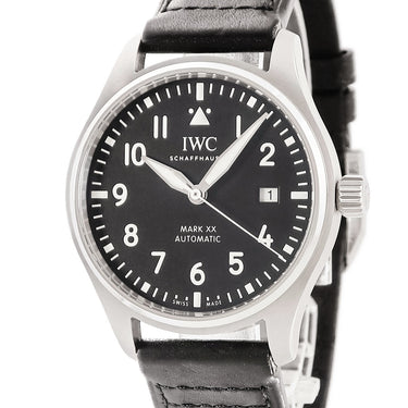 腕時計 IWC IWC パイロット ウォッチ マーク XX IW328201 自動巻き メンズ ブラック 黒 デイト アラビア マーク20
