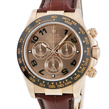 腕時計 ロレックス ROLEX コスモグラフ デイトナ 116515LN G番 自動巻き メンズ G番 K18エバーローズゴールド無垢 チョコレート