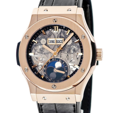 腕時計 ウブロ HUBLOT アエロフュージョン ムーンフェイズ キングゴールド 547.OX.0180.LR 自動巻き メンズ トリプルカレンダー