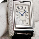 腕時計 カルティエ Cartier タンク バスキュラント SM WA203531 クオーツ レディース K18WG無垢 純正ダイヤ 角型 反転ケース