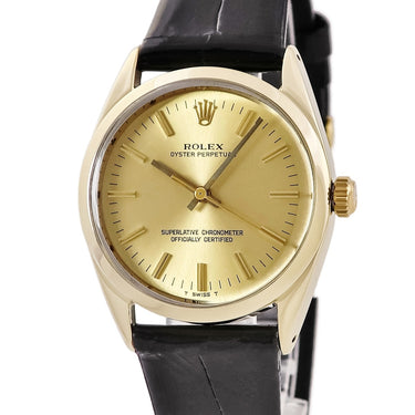 腕時計 ロレックス ROLEX オイスターパーペチュアル 1024 29番台 自動巻き メンズ 29番台 シャンパン 金張り 1969年 ヴィンテージ