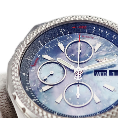 腕時計 ブライトリング BREITLING ベントレー GT MOP ジャパン エディション A133627X/BE63 自動巻き メンズ ブルー シェル 日本限定