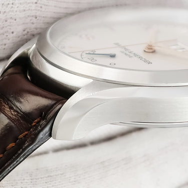 腕時計 ボーム&メルシエ BAUME&MERCIER クリフトン ビッグデイト パワーリザーブ M0A10205 自動巻き メンズ アラビア バー