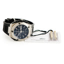 腕時計 IWC IWC インヂュニア ダブル クロノグラフ IW376501 自動巻き メンズ ブラック 黒 デイデイト スプリットセコンド