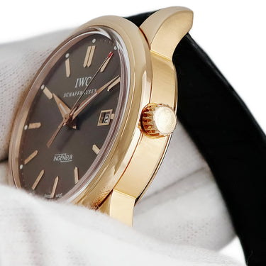 腕時計 IWC IWC インヂュニア オートマチック IW323312 自動巻き メンズ K18PG無垢 ブラウン バー デイト 限定