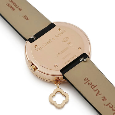 腕時計 ヴァンクリーフアーペル Van Cleef & Arpels チャーム クローバー S VCARM95000 クオーツ レディース K18PG無垢 純正ダイヤ アルハンブラ