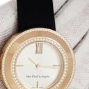 腕時計 ヴァンクリーフアーペル Van Cleef & Arpels チャーム クローバー S VCARM95000 クオーツ レディース K18PG無垢 純正ダイヤ アルハンブラ