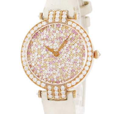 腕時計 ハリーウィンストン Harry Winston プルミエール ブルーミング スノー PRNAHM36RR011 自動巻き メンズ K18PG無垢 純正ダイヤ