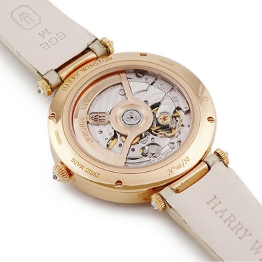 腕時計 ハリーウィンストン Harry Winston プルミエール ブルーミング スノー PRNAHM36RR011 自動巻き メンズ K18PG無垢 純正ダイヤ