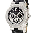 腕時計 ブルガリ BVLGARI ディアゴノ カリブロ303 クロノグラフ DG42SCH 自動巻き メンズ 黒×シルバー デイト 夜光インデックス