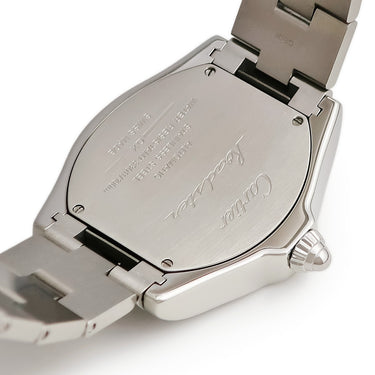 腕時計 カルティエ Cartier ロードスター S LM W6206017 自動巻き メンズ デイト ローマン シルバー トノウ
