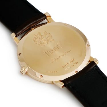 腕時計 ピアジェ PIAGET アルティプラノ ウルトラシン G0A39110 手巻き メンズ K18PG無垢 スケルトン オフセンター グレー 世界最薄