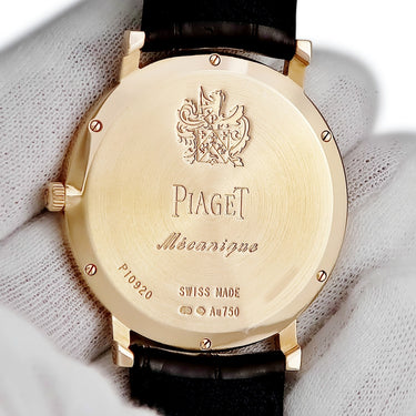 腕時計 ピアジェ PIAGET アルティプラノ ウルトラシン G0A39110 手巻き メンズ K18PG無垢 スケルトン オフセンター グレー 世界最薄