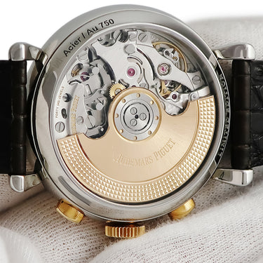 腕時計 オーデマピゲ AUDEMARS PIGUET リマスター01 クロノグラフ 26595SR.OO.A032VE.01 自動巻き メンズ K18PG×SS コンビ ブティック限定