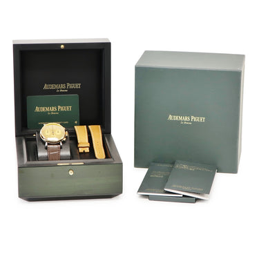 腕時計 オーデマピゲ AUDEMARS PIGUET リマスター01 クロノグラフ 26595SR.OO.A032VE.01 自動巻き メンズ K18PG×SS コンビ ブティック限定