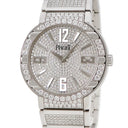腕時計 ピアジェ PIAGET ポロ ライムライト P10172 自動巻き メンズ K18WG無垢 純正ダイヤ パヴェ 全面ダイヤモンド