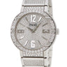 腕時計 ピアジェ PIAGET ポロ ライムライト P10172 自動巻き メンズ K18WG無垢 純正ダイヤ パヴェ 全面ダイヤモンド