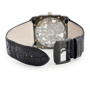 腕時計 ブルガリ BVLGARI オクト フィニッシモ スケルトン 102469 BGO40SPGXTSK 手巻き メンズ K18PG×SS コンビ スモールセコンド