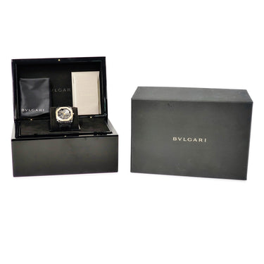 腕時計 ブルガリ BVLGARI オクト フィニッシモ スケルトン 102469 BGO40SPGXTSK 手巻き メンズ K18PG×SS コンビ スモールセコンド