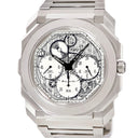 腕時計 ブルガリ BVLGARI オクト フィニッシモ スケッチ 104192/BGO43SXTCHGMT 自動巻き メンズ 新品同様 限定 GMT