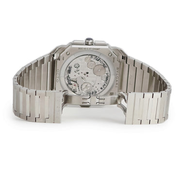 腕時計 ブルガリ BVLGARI オクト フィニッシモ スケッチ 104192/BGO43SXTCHGMT 自動巻き メンズ 新品同様 限定 GMT