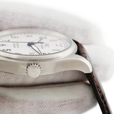 腕時計 IWC IWC パイロット ウォッチ マーク18 IW327017 自動巻き メンズ シルバー デイト アラビア ミリタリー ラウンド