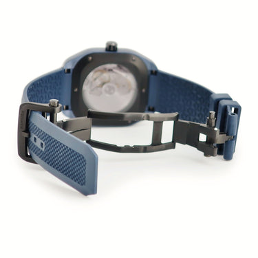 腕時計 エルメス HERMES H08 エクストララージ SP1.744 自動巻き メンズ 新品同様 ブルーチタン PVD アラビア 角型 軽量