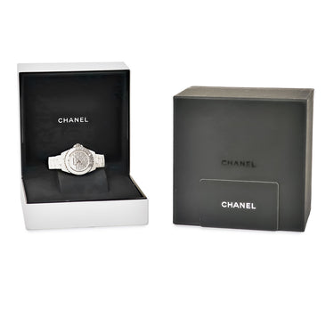 腕時計 シャネル CHANEL J12 ウォンテッド ドゥ シャネル H7419 クオーツ レディース ホワイト 白 CHANELロゴ 数量限定
