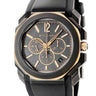 腕時計 ブルガリ BVLGARI オクト オリジナーレ クロノグラフ 103075 BGOP41SGCH 自動巻き メンズ K18PG×ブラックDLCSS