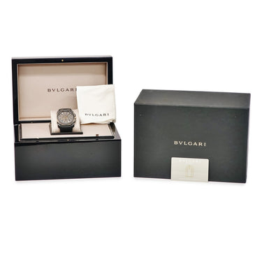 腕時計 ブルガリ BVLGARI オクト オリジナーレ クロノグラフ 103075 BGOP41SGCH 自動巻き メンズ K18PG×ブラックDLCSS