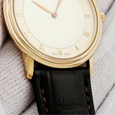 腕時計 ブランパン BLANCPAIN ヴィルレ ウルトラスリム 0021-3318-55 手巻き メンズ K18YG無垢 シャンパン ローマン ヴィンテージ