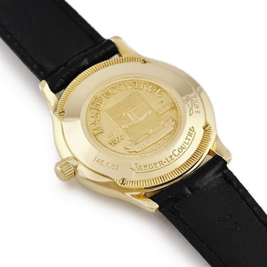 腕時計 ジャガールクルト JAEGER LECOULTRE マスター コントロール 145.1.89 145.140.892N 自動巻き メンズ K18YG無垢 シルバー アラビア
