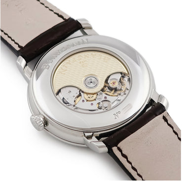 腕時計 ブランパン BLANCPAIN ヴィルレ ウルトラスリム 6653Q-1127-55B 自動巻き メンズ レトログラード スモールセコンド デイト 白