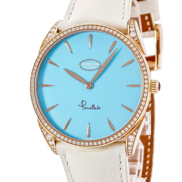 腕時計 パルミジャーニ・フルリエ PARMIGIANI FLEURIER トンダ ポメラート PFC267-1035500-HC2421 自動巻き メンズ K18PG 純正ダイヤ ターコイズ