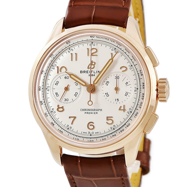 腕時計 ブライトリング BREITLING プレミエ B09 クロノグラフ 40 RB0930 手巻き メンズ 新品同様 K18PG無垢 スモールセコンド