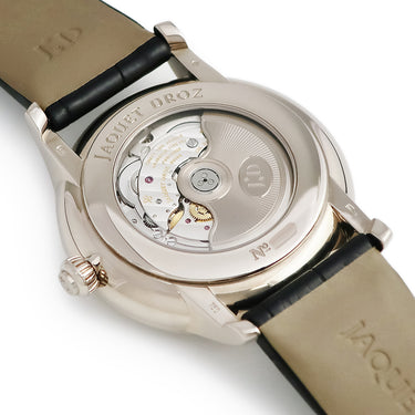 腕時計 ジャケ・ドロー Jaquet Droz グランセコンド J003034201 自動巻き メンズ K18WG無垢 エナメルダイヤル ブルースティール