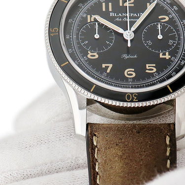 腕時計 ブランパン BLANCPAIN エアコマンド フライバック クロノグラフ リミテッド AC01-1130-63A 自動巻き メンズ ブラック 限定