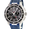 腕時計 オメガ OMEGA シーマスター アクアテラ CO-AXIAL GMT クロノグラフ 231.13.44.52.06.001 自動巻き メンズ グレー 縦縞