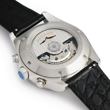 腕時計 ロンジン LONGINES コンクエスト クロノグラフ L3.835.4 自動巻き メンズ ブルー 青 タキメーター スモールセコンド