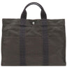 エルメス HERMES エールライントート MM グレー キャンバス トートバッグ シルバー金具 鍵・カデナ欠品