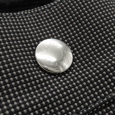 エルメス HERMES エールライントート MM グレー キャンバス トートバッグ シルバー金具 鍵・カデナ欠品