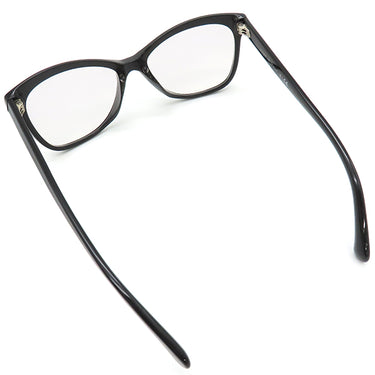 シャネル CHANEL ウェリントン 54□16 3353-A ブラック プラスチック メガネ 黒 伊達メガネ ココマーク