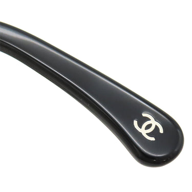 シャネル CHANEL ウェリントン 54□16 3353-A ブラック プラスチック メガネ 黒 伊達メガネ ココマーク