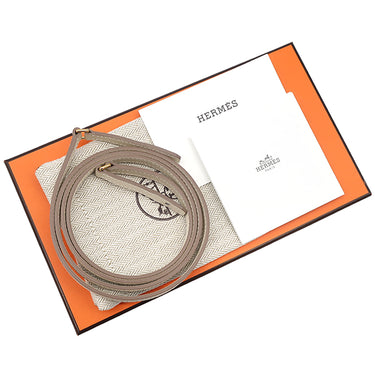 エルメス HERMES ケリーウォレット ロング トゥーゴー クレ ヴォーエプソン 長財布 ゴールド金具 オフホワイト ショルダー