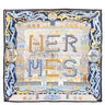 エルメス HERMES カレ90 CARRE ブラック×マルチカラー シルク スカーフ 【SUPER SILK QUEST/スーパーシルククエスト】