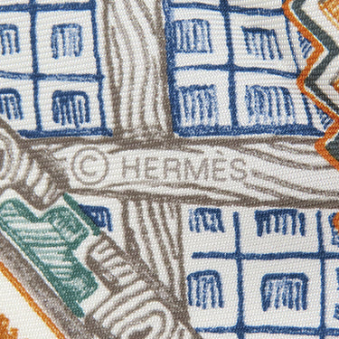エルメス HERMES カレ90 CARRE ブラック×マルチカラー シルク スカーフ 【SUPER SILK QUEST/スーパーシルククエスト】