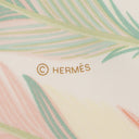 エルメス HERMES カレ90 CARRE ホワイト×ブランカッセ×ヴューローズ シルク スカーフ 【楽園のオオハシ】