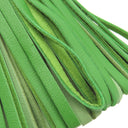 エルメス HERMES カルメン トリコロール ヴェールユッカ×ヴェールクリケット×モーヴペール ラムスキン キーリング シルバー金具 緑 ピンク