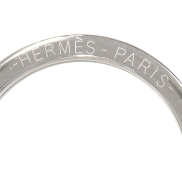 エルメス HERMES カルメン トリコロール セサミ×ミント×ローズサクラ ラムスキン キーリング シルバー金具 フリンジ 茶 緑 ピンク