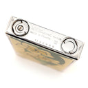 デュポン DUPONT ファンタジー プルメリア 0017393 フラン×ジョーヌ メタル ライター シルバー金具 黄色 白 着火確認済